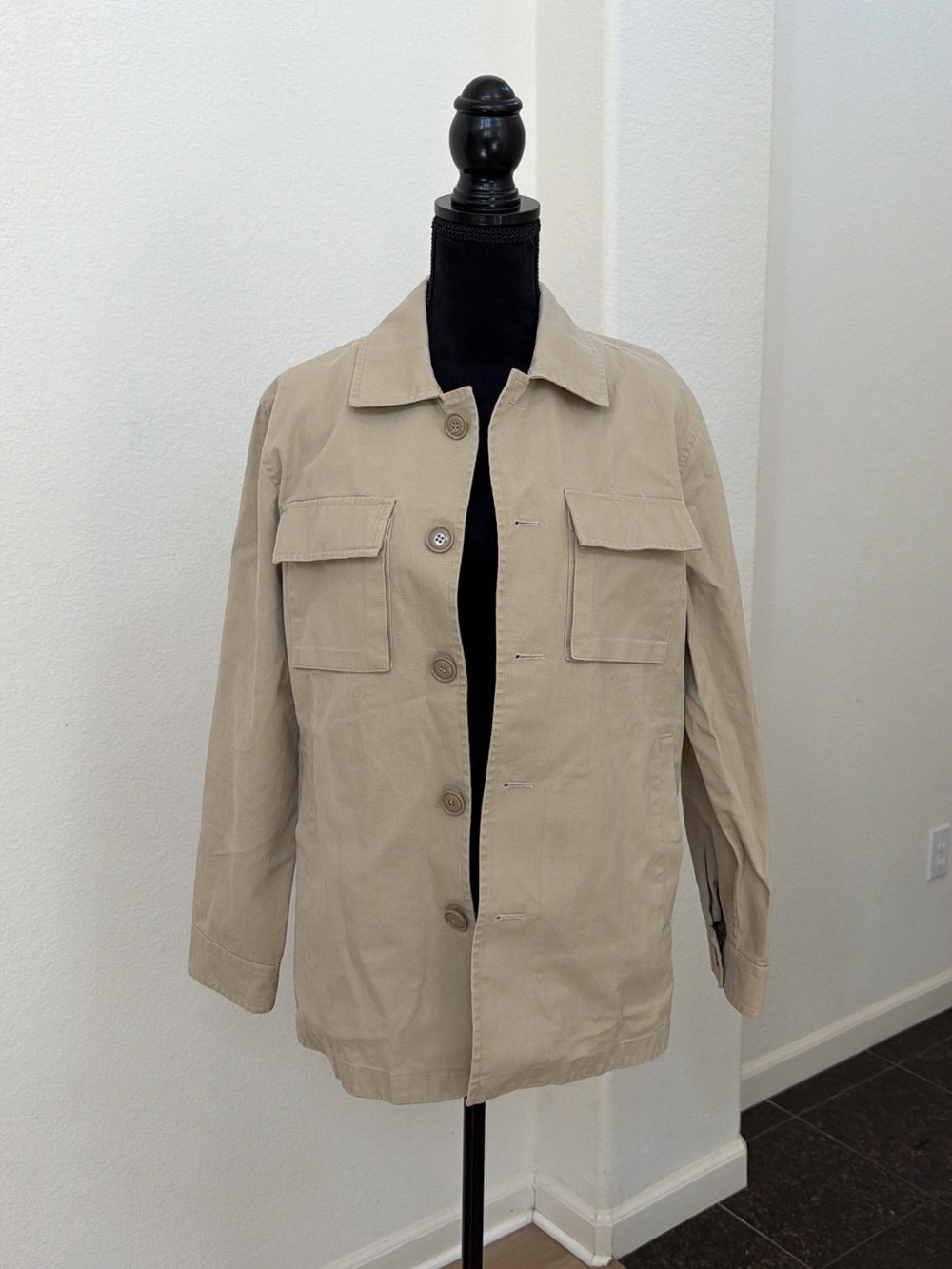 ASPESI AMA Italian Cotton Canvas Utility Workwear Jacket S
